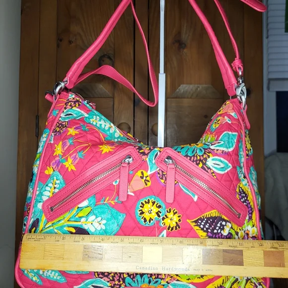Vera Bradley Floral Pink Shoulder Bag - Picture 4 of 17